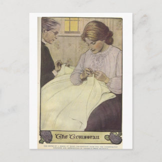 sewing postcard