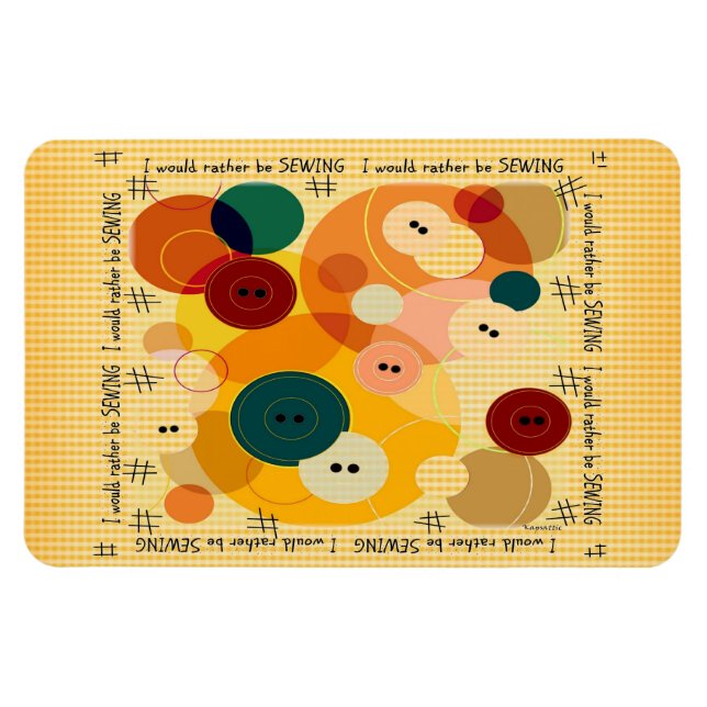 Sewing Premium Magnet (Horizontal)