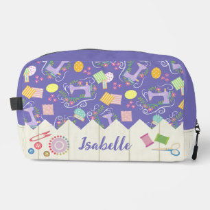 Sewing Purple Dopp Kit