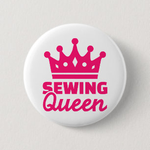 Sewing queen 2 inch round button