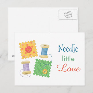 Sewing Quilting Craft Hobby Quote Postcard