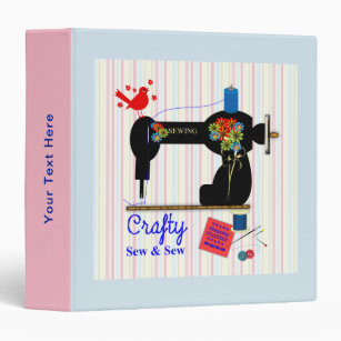 Sewing Quilting Fun Personalized Binder