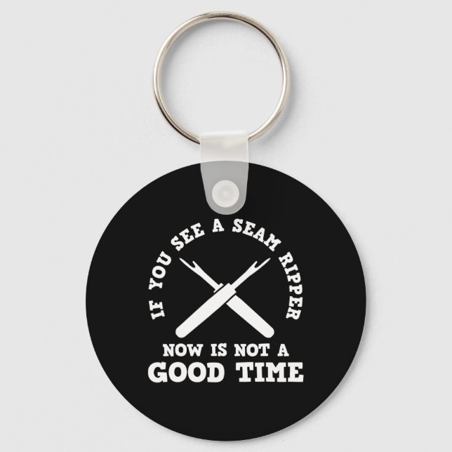 Sewing Quilting  Keychain (Front)