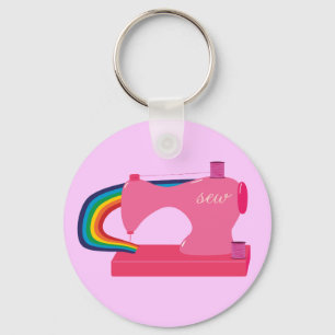 Sewing Rainbows Keychain