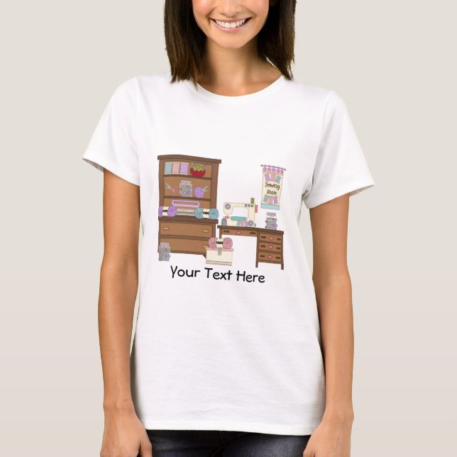 Sewing Room 2 (personalized) T-Shirt (Front)