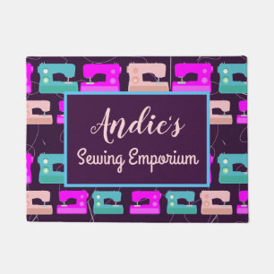 Sewing Room Quilter Colourful Home Decor Doormat