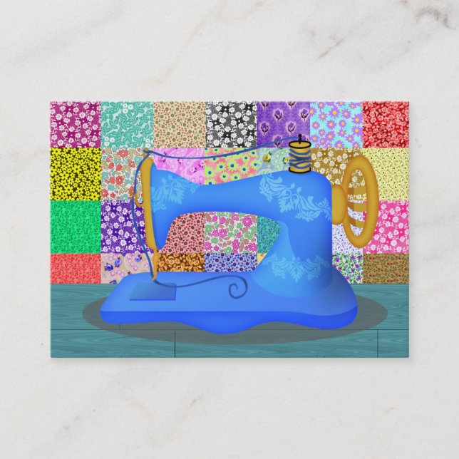 Sewing / Seamstress / Fashion - SRF Business Card (Front)