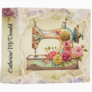 Sewing Seamstress - See Back - Binder