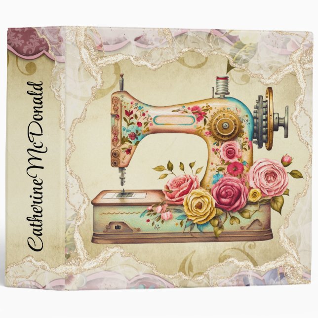 Sewing Seamstress - See Back -  Binder (Front/Spine)