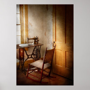 Sewing - She used to love this machine Poster