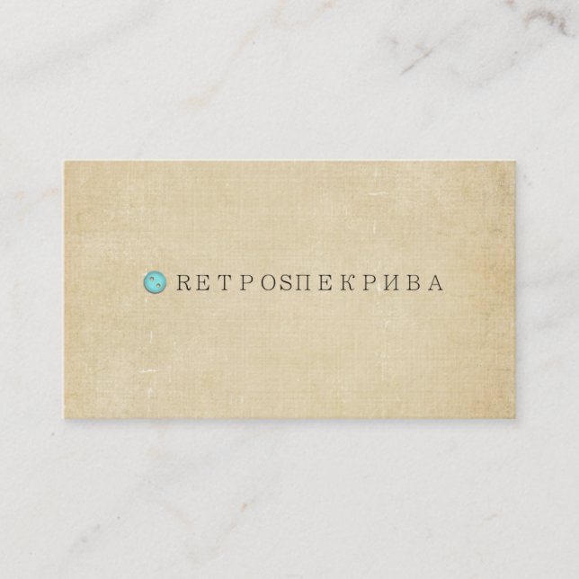 Sewing Sissors Business Cards (Front)