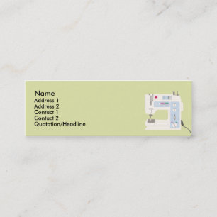 Sewing - Skinny Mini Business Card