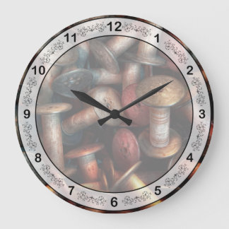 Sewing - Spools Large Clock