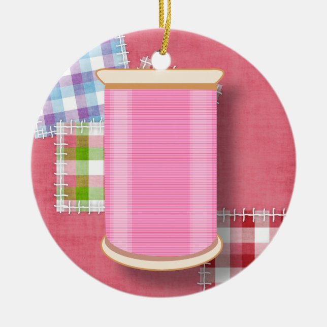 Sewing Tag / Ornament - SRF (Front)