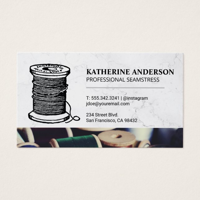 Sewing Thread Spool Logo (Front)