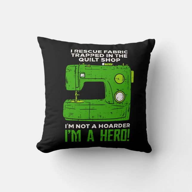 Sewing Throw Pillow (Front)