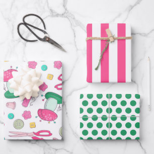 Sewing Time Wrapping Paper Set