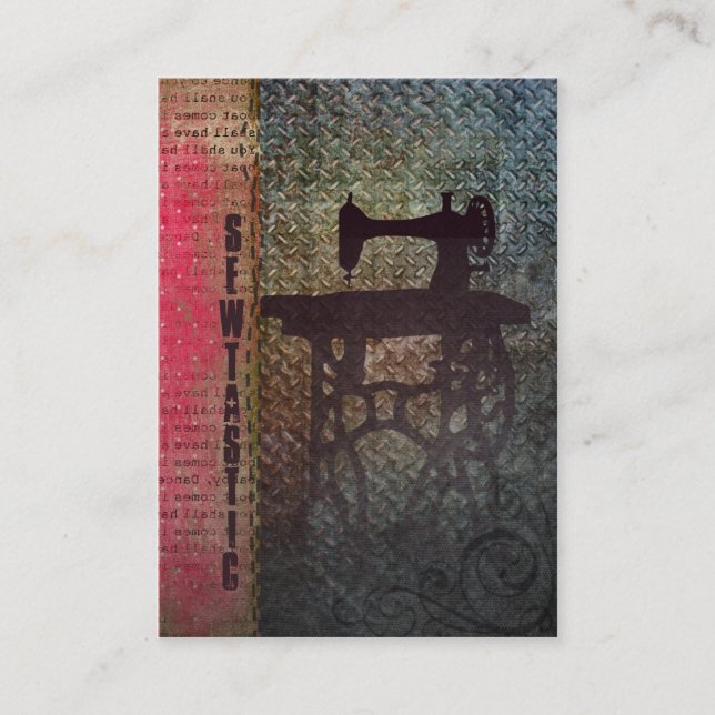 Sewtastic Chubby Business Cards (Front)