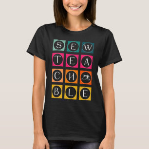 Sewteachable Colorful Squares T-Shirt