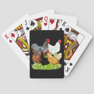 Sex-linked Chickens Quintet Playing Cards