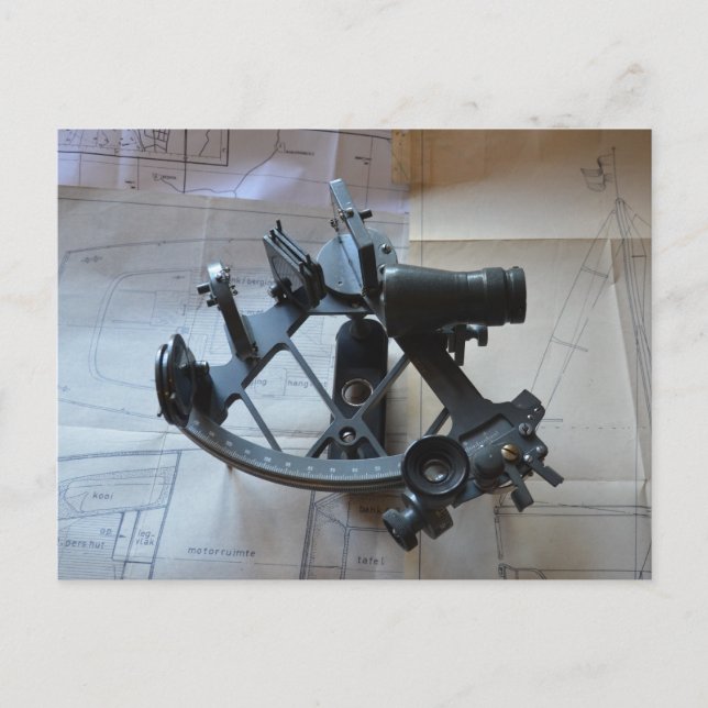 Sextant For Celestial Navigation Postcard (Front)