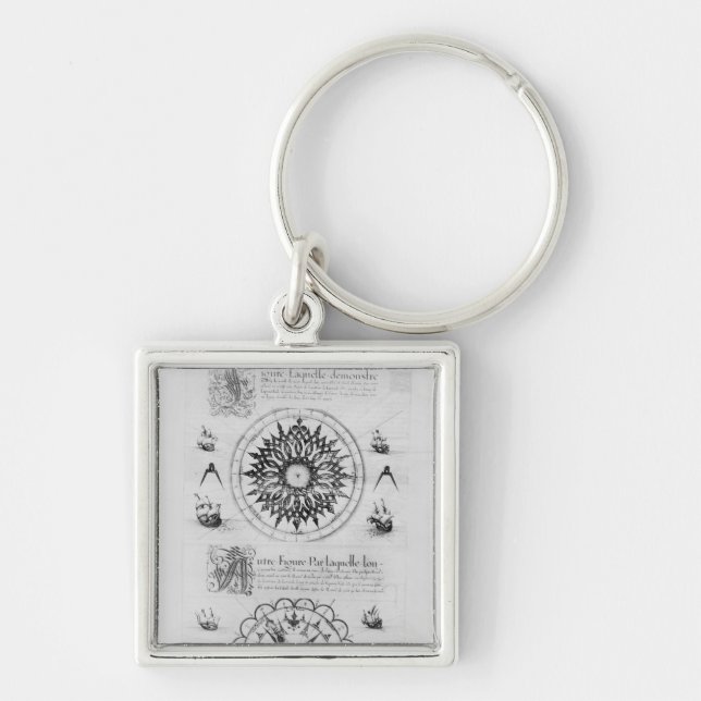 Sextant Keychain (Front)