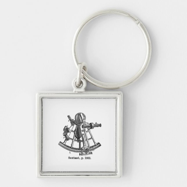 Sextant Keychain (Front)