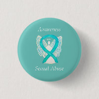 Sexual Abuse Awareness Angel Ribbon Pin