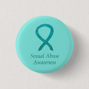 Sexual Abuse Awareness Custom Ribbon Pin