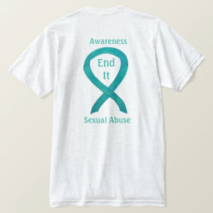 Sexual Abuse Awareness Ribbon Custom Shirts