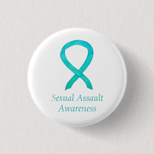 Sexual Assault Awareness Custom Ribbon Pin