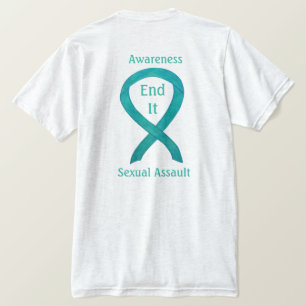 Sexual Assault Awareness Ribbon Custom Shirts
