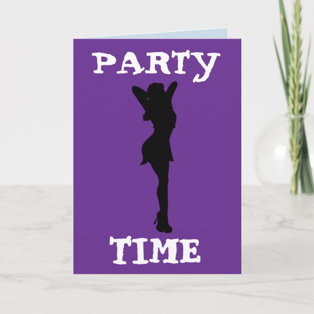 SEXY BIRTHDAY FOR HUSBAND HIM GREETING CARD (Front)