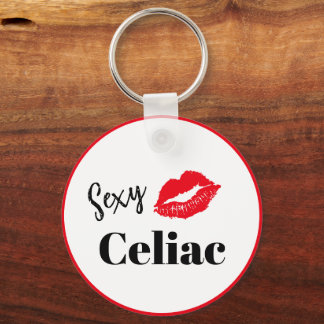 Sexy Celiac Fun Keychain