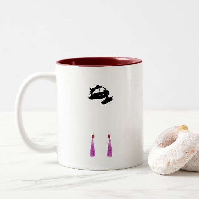 Sexy Optometrist Mug With Tassels by CRONEA (With Donut)