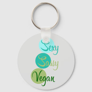 Sexy, Sassy Vegan Keychain