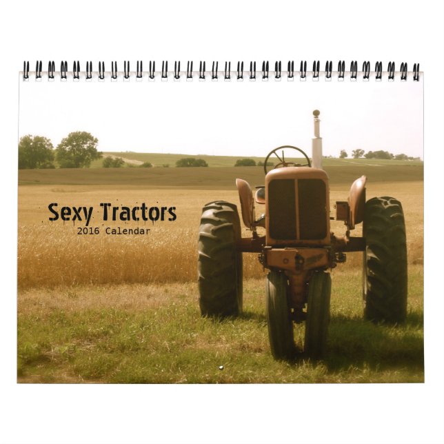 "Sexy" Tractor Calendar: Customize Year Calendar (Cover)