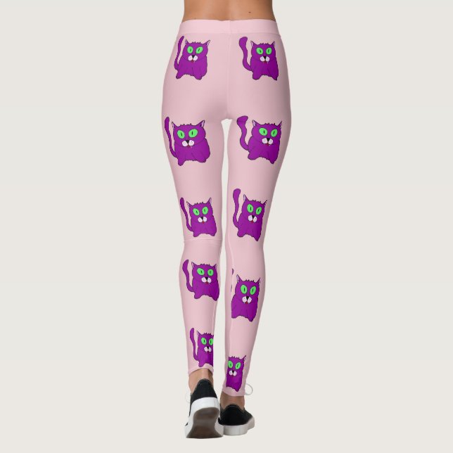 Sexy Vampire Mew Cat Leggings (Back)