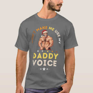 Sey Gay Muscle Daddy Santa Bear LGBTQ Gay Christma T-Shirt