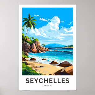 Seychelles Africa Travel Print