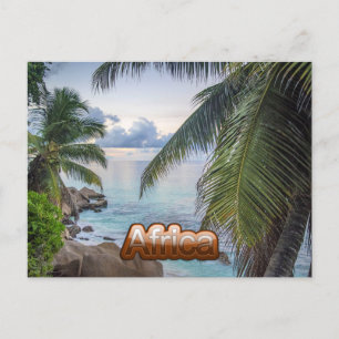 Seychelles archipelago, tropical, postcard