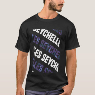 Seychelles Camo Pattern Purple Camouflage T-Shirt