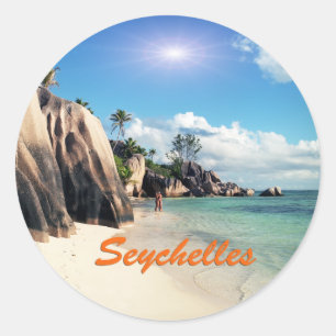 Seychelles Classic Round Sticker