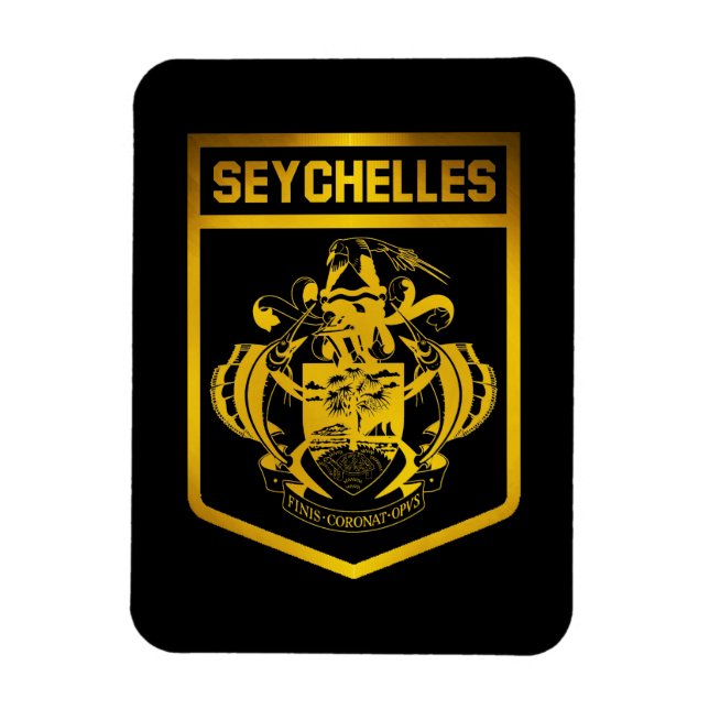 Seychelles  Emblem Magnet (Vertical)