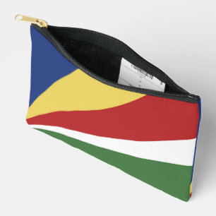 Seychelles flag accessory pouch