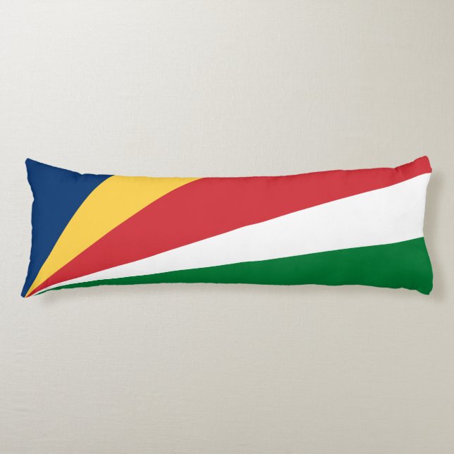 Seychelles Flag Body Pillow (Front)