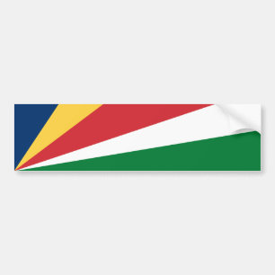 Seychelles Flag Bumper Sticker