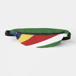 Seychelles flag fanny pack