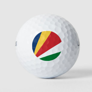 Seychelles Flag Golf Balls