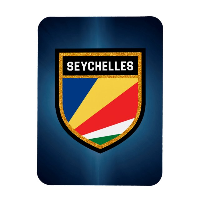 Seychelles Flag Magnet (Vertical)